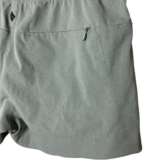 Prana Hybridizer Shorts Gorpcore Outdoors Elastic Waist Comfort Mid Rise Gray M - Picture 7 of 8